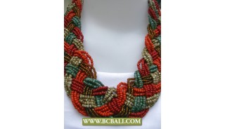 Seed Beading Necklace Mutli Colors